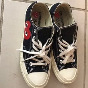 Well worn Comme Des Garçon converse size 6 mens